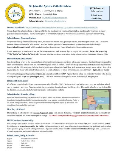 Jets General Information